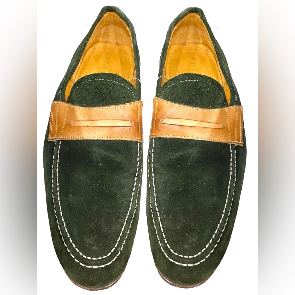 Paul Fredrick Loafers Shoes Mens Suede Slip-on Gift